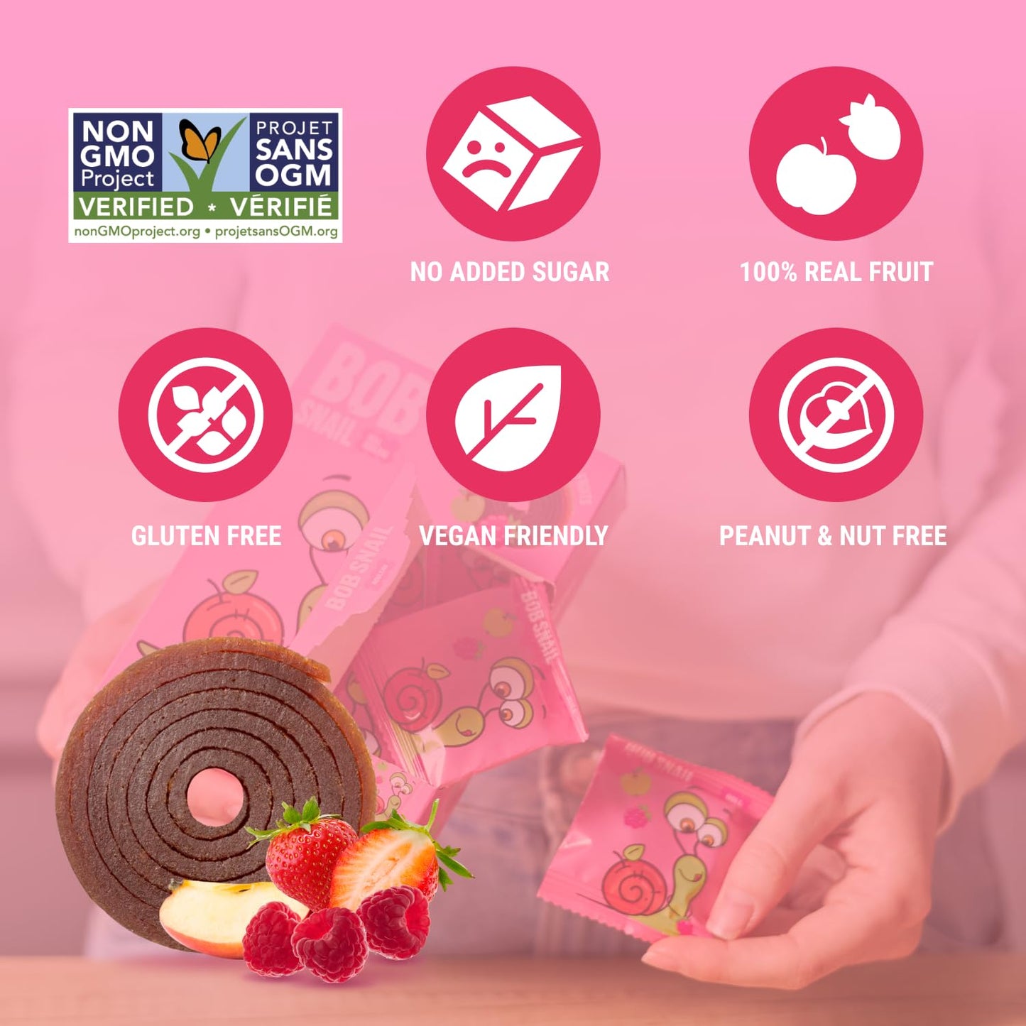 Raspberry Fruit Rolls 5 boxes (50 rolls) Best before 26.06.2026