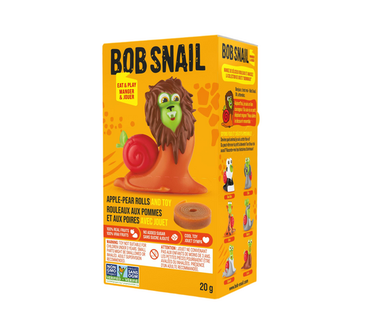 Bob Snail Toy Set Apple-Pear Rolls 20g (2 pcs) +Toy