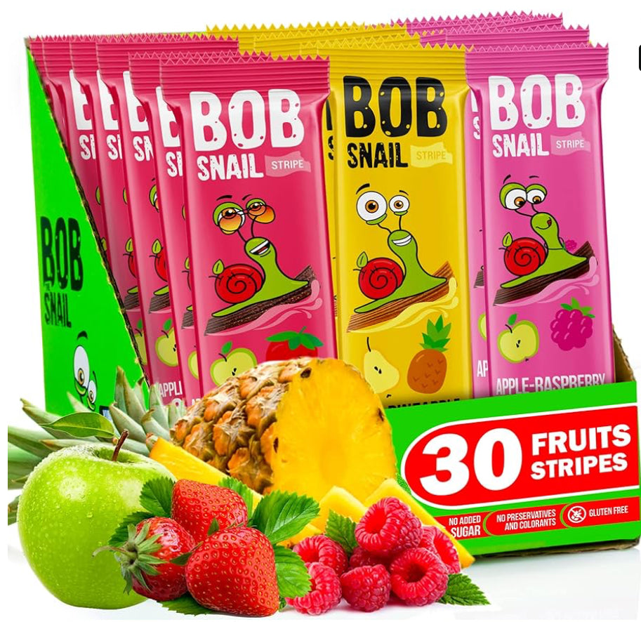 Bob Snail Fruit Stripes Party Mix 420g (14g x 30)