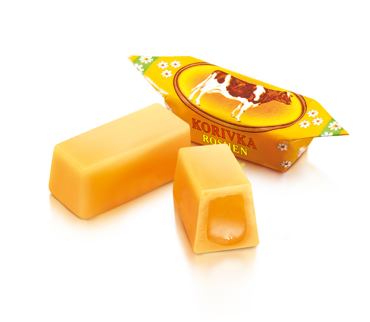 Roshen Korivka Milk Fudge Candy, 1kg, (66 Pieces)